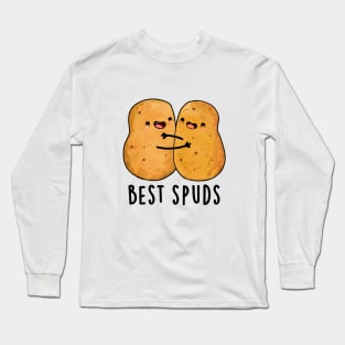 Best Spuds Cute Best Buddies Potato Pun Long Sleeve T-Shirt